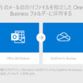 Office365のメールの添付ファイルをOneDrive for Businessに保存する